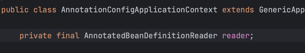 AnnotationConfigApplicationContext 내부